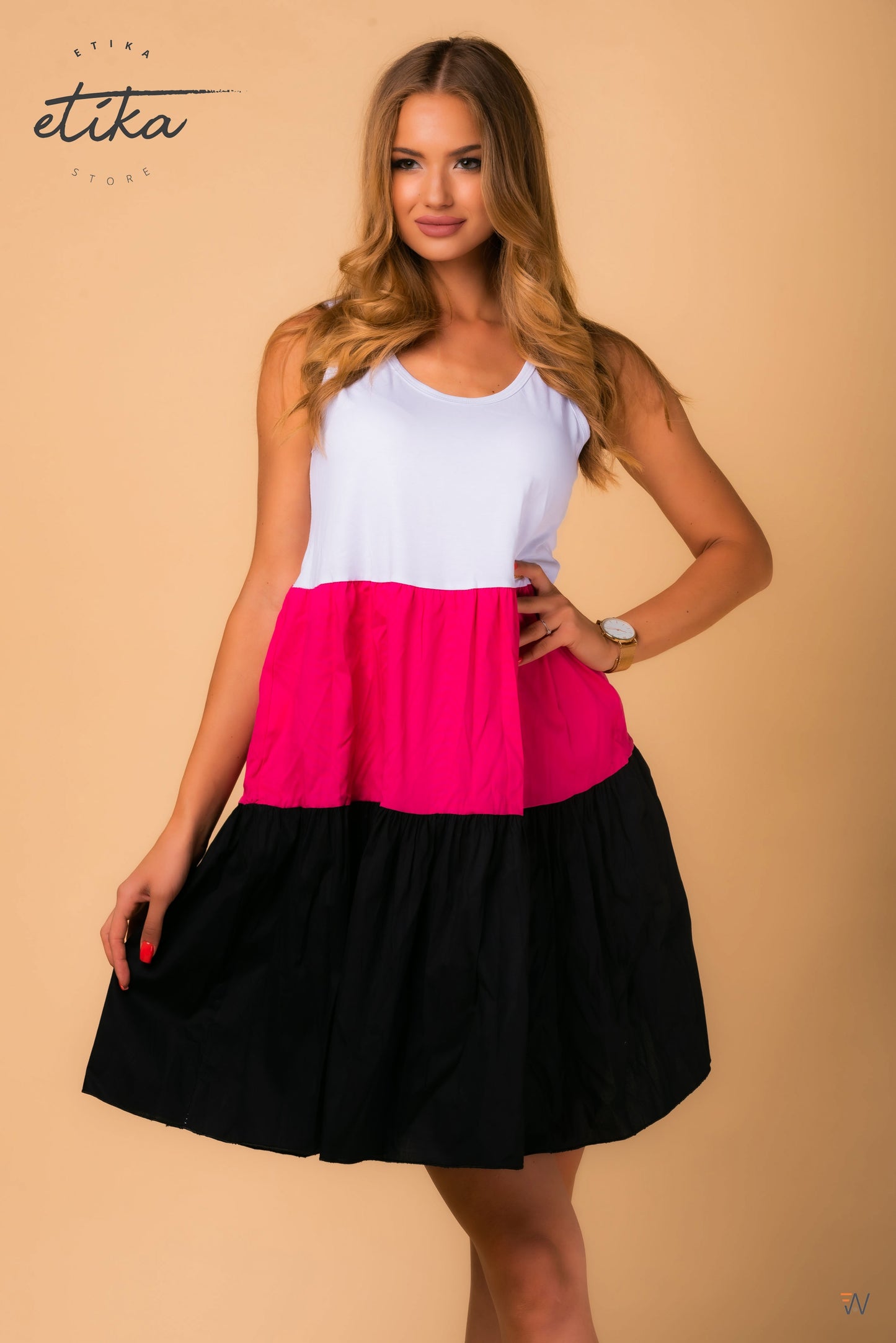 TRICOLORINA pink ruha